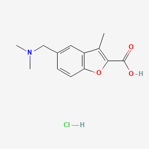 5-[(Dimethylamino)methyl]-3-methyl-1-benzofuran-2-carboxylic acid hydrochloride