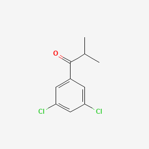 molecular formula C10H10Cl2O B3033934 3',5'-二氯-2-甲基苯丙酮 CAS No. 1267546-21-3