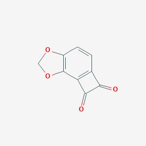 molecular formula C9H4O4 B303394 Cyclobuta[e][1,3]benzodioxole-6,7-dione 