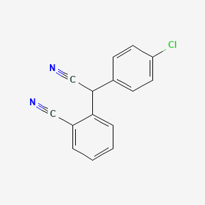 2-[(4-Chlorophenyl)(cyano)methyl]benzenecarbonitrile