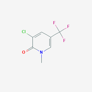 molecular formula C7H5ClF3NO B3033957 3-Chloro-1-methyl-5-(trifluoromethyl)pyridin-2-one CAS No. 1281189-85-2