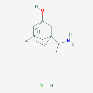 molecular formula C12H22ClNO B3033959 3-(1-Aminoethyl)adamantan-1-ol hydrochloride CAS No. 128487-57-0