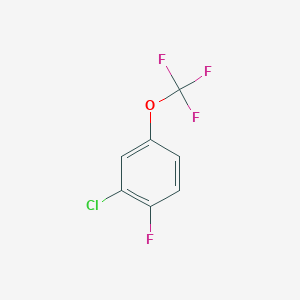 molecular formula C7H3ClF4O B3033960 2-Chloro-1-fluoro-4-(trifluoromethoxy)benzene CAS No. 128540-52-3