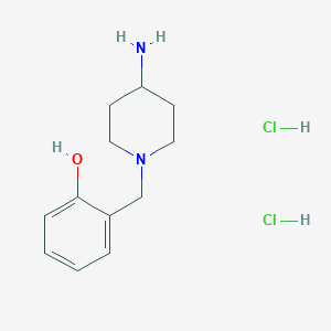 2-[(4-Aminopiperidin-1-yl)methyl]phenoldihydrochloride