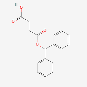 molecular formula C17H16O4 B3033968 4-(Benzhydryloxy)-4-oxobutanoic acid CAS No. 128925-50-8