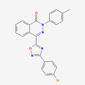 4-[3-(4-bromophenyl)-1,2,4-oxadiazol-5-yl]-2-(4-methylphenyl)phthalazin-1(2H)-one