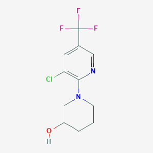 1-(3-Chloro-5-(trifluoromethyl)pyridin-2-yl)piperidin-3-ol