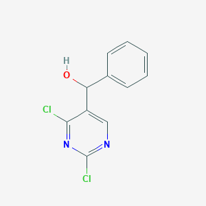 molecular formula C11H8Cl2N2O B3033991 (2,4-Dichloropyrimidin-5-yl)(phenyl)methanol CAS No. 130825-16-0