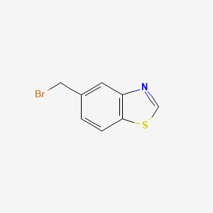 molecular formula C8H6BrNS B3033996 5-(溴甲基)苯并[d]噻唑 CAS No. 131337-65-0