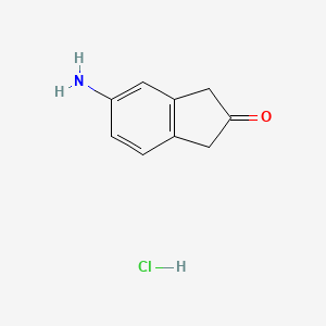 molecular formula C9H10ClNO B3034000 5-Amino-1H-inden-2(3H)-one hcl CAS No. 1314928-84-1