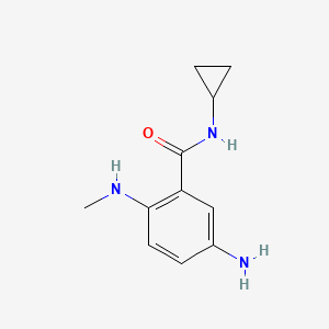 5-amino-N-cyclopropyl-2-(methylamino)benzamide