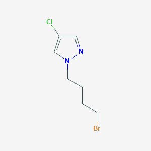 1-(4-Bromobutyl)-4-chloro-1H-pyrazole