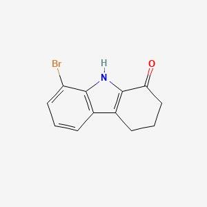 molecular formula C12H10BrNO B3034021 8-bromo-2,3,4,9-tetrahydro-1H-carbazol-1-one CAS No. 132906-53-7