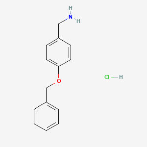 [4-(Benzyloxy)phenyl]methanamine hydrochloride
