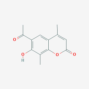 6-acetyl-7-hydroxy-4,8-dimethyl-2H-chromen-2-one