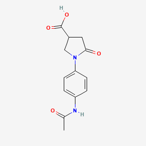 1-[4-(Acetylamino)phenyl]-5-oxopyrrolidine-3-carboxylic acid
