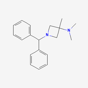 1-benzhydryl-N,N,3-trimethylazetidin-3-amine