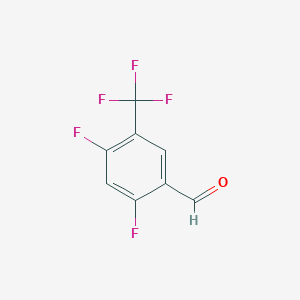 2,4-Difluoro-5-(trifluoromethyl)benzaldehyde