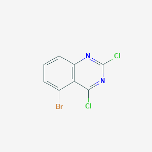 molecular formula C8H3BrCl2N2 B3034042 5-Bromo-2,4-dichloroquinazoline CAS No. 134517-54-7