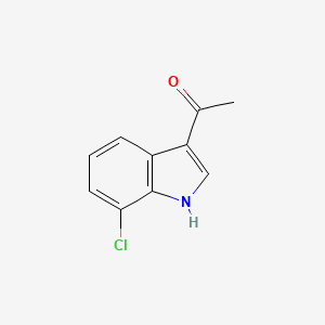 molecular formula C10H8ClNO B3034045 1-(7-chloro-1H-indol-3-yl)ethan-1-one CAS No. 1346649-93-1