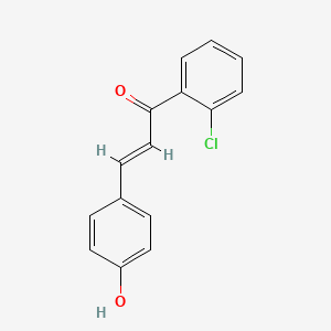 molecular formula C15H11ClO2 B3034061 (2E)-1-(2-chlorophenyl)-3-(4-hydroxyphenyl)prop-2-en-1-one CAS No. 1352347-02-4