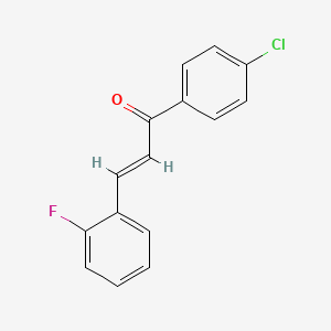 (2E)-1-(4-chlorophenyl)-3-(2-fluorophenyl)prop-2-en-1-one
