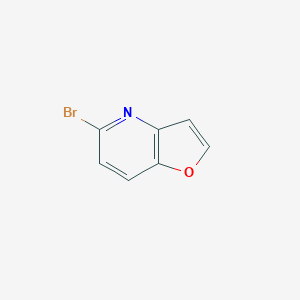 molecular formula C7H4BrNO B3034064 5-溴呋并[3,2-b]吡啶 CAS No. 1352880-36-4