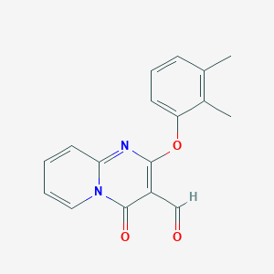molecular formula C17H14N2O3 B3034066 2-(2,3-dimethylphenoxy)-4-oxo-4H-pyrido[1,2-a]pyrimidine-3-carbaldehyde CAS No. 1353497-24-1