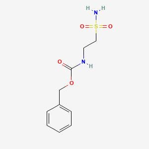 molecular formula C10H14N2O4S B3034079 Benzyl (2-sulfamoylethyl)carbamate CAS No. 136027-17-3