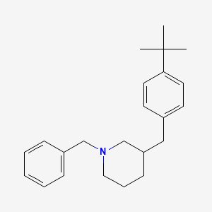 1-Benzyl-3-[(4-tert-butylphenyl)methyl]piperidine
