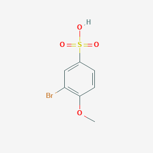 molecular formula C7H7BrO4S B3034088 3-Bromo-4-methoxybenzene-1-sulfonic acid CAS No. 1368516-55-5