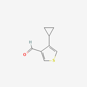 4-Cyclopropylthiophene-3-carbaldehyde