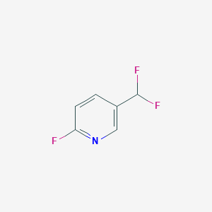 molecular formula C6H4F3N B3034103 5-(Difluoromethyl)-2-fluoropyridine CAS No. 1374659-41-2