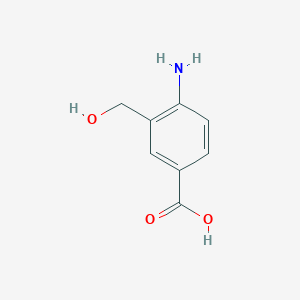 molecular formula C8H9NO3 B3034110 4-Amino-3-(hydroxymethyl)benzoic acid CAS No. 1378955-81-7