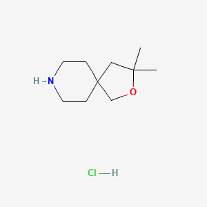 3,3-Dimethyl-2-oxa-8-azaspiro[4.5]decane hydrochloride