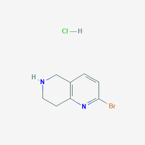 2-Bromo-5,6,7,8-tetrahydro-1,6-naphthyridine hydrochloride