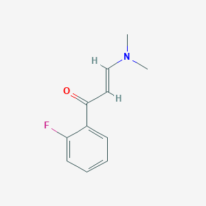 molecular formula C11H12FNO B3034121 (E)-3-(dimethylamino)-1-(2-fluorophenyl)prop-2-en-1-one CAS No. 138716-19-5