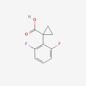molecular formula C10H8F2O2 B3034130 1-(2,6-Difluorophenyl)cyclopropanecarboxylic acid CAS No. 139229-58-6