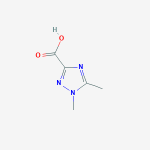 molecular formula C5H7N3O2 B3034132 1,5-DIMETHYL-1H-1,2,4-TRIAZOLE-3-CARBOXYLIC ACID CAS No. 1393540-58-3