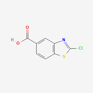 molecular formula C8H4ClNO2S B3034134 2-氯苯并[d]噻唑-5-羧酸 CAS No. 1393576-38-9