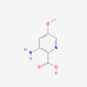 molecular formula C7H8N2O3 B3034135 3-Amino-5-methoxypicolinic acid CAS No. 1393585-04-0