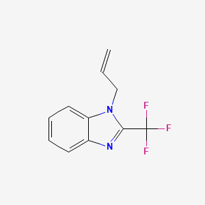 molecular formula C11H9F3N2 B3034138 1-烯丙基-2-(三氟甲基)苯并咪唑 CAS No. 139591-03-0