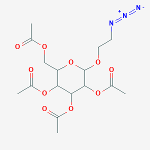 [3,4,5-triacetyloxy-6-(2-azidoethoxy)oxan-2-yl]methyl Acetate