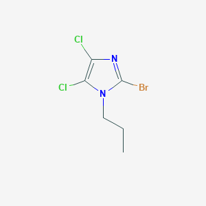 molecular formula C6H7BrCl2N2 B3034145 2-bromo-4,5-dichloro-1-propyl-1H-imidazole CAS No. 140187-05-9
