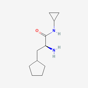 3-cyclopentyl-N-cyclopropylpropanehydrazide