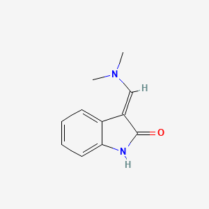 (3E)-3-[(dimethylamino)methylidene]-1,3-dihydro-2H-indol-2-one