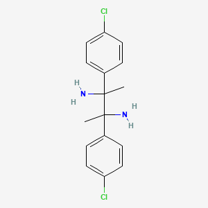 molecular formula C16H18Cl2N2 B3034160 2,3-Bis(4-chlorophenyl)butane-2,3-diamine CAS No. 1415562-36-5