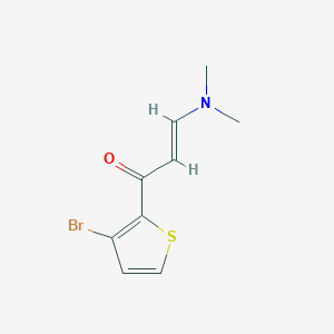 molecular formula C9H10BrNOS B3034174 1-(3-Bromo-2-thienyl)-3-(dimethylamino)-2-propen-1-one CAS No. 1422045-46-2