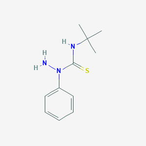 molecular formula C11H17N3S B3034187 1-Amino-3-tert-butyl-1-phenylthiourea CAS No. 14294-28-1