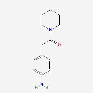 4-(2-Oxo-2-piperidin-1-ylethyl)aniline